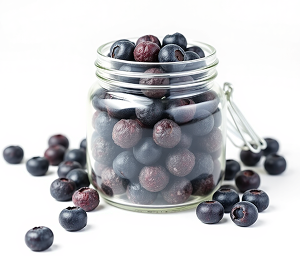 Saldēti žāvētas mellenes