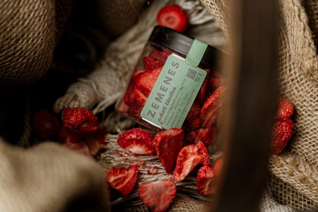 Liofilizētas zemenes