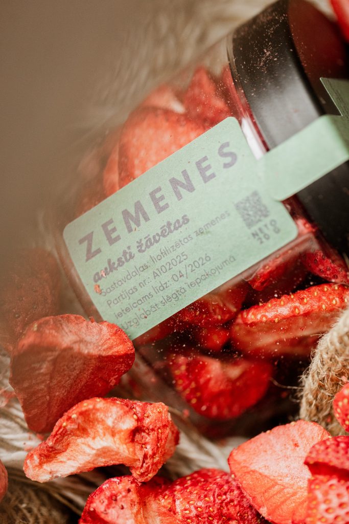 Liofilizētas zemenes