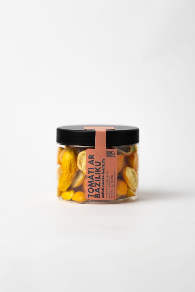 Liofilizēti tomāti ar baziliku