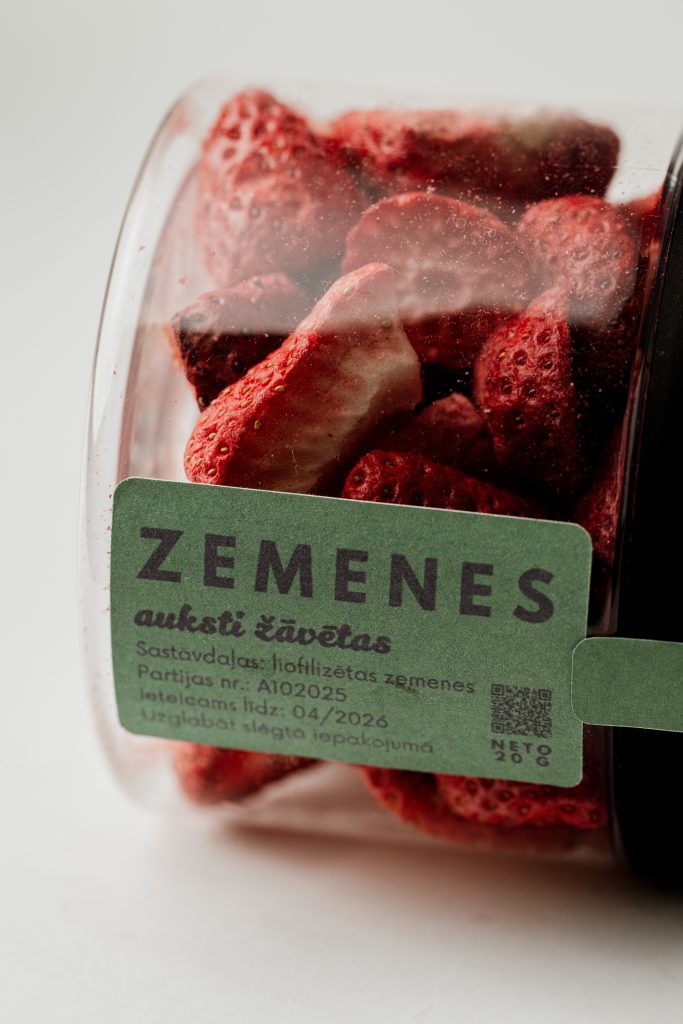 Liofilizētas zemenes