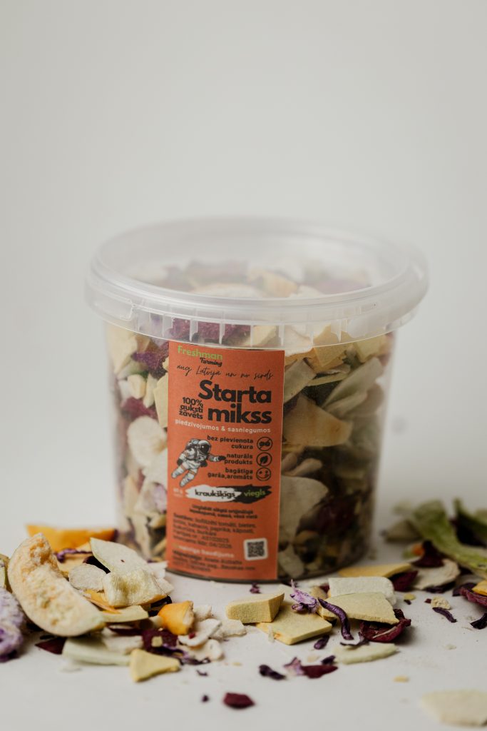 Starta dārzeņu mikss — auksti žāvēts