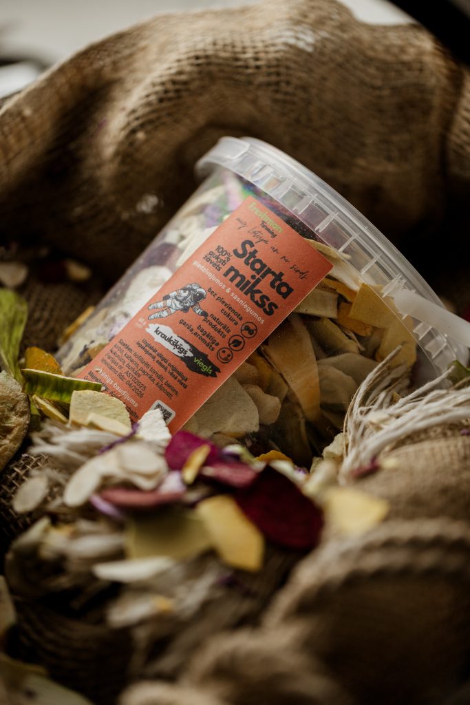 Starta dārzeņu mikss — auksti žāvēts