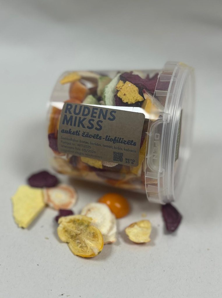 Rudens mikss – liofilizētu dārzeņu izlase