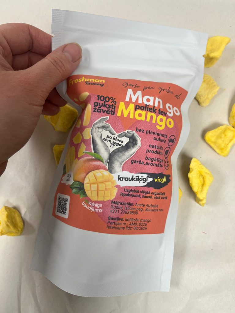 Liofilizēti mango