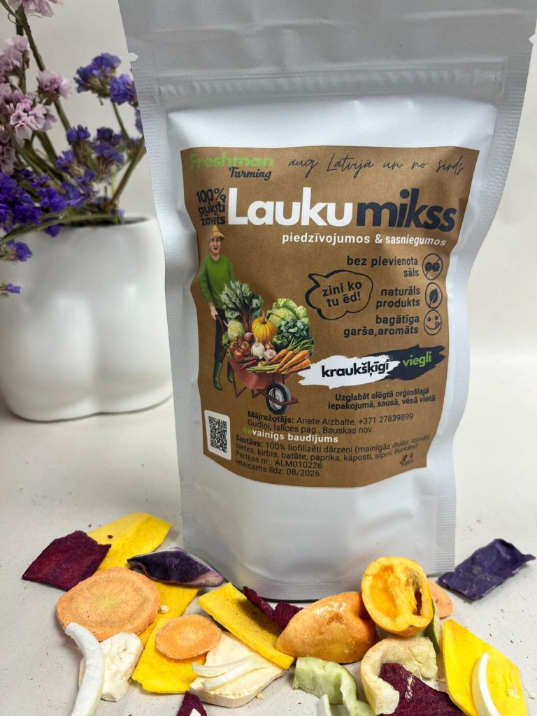 Liofilizēts dārzeņu mikss "Lauku mikss"