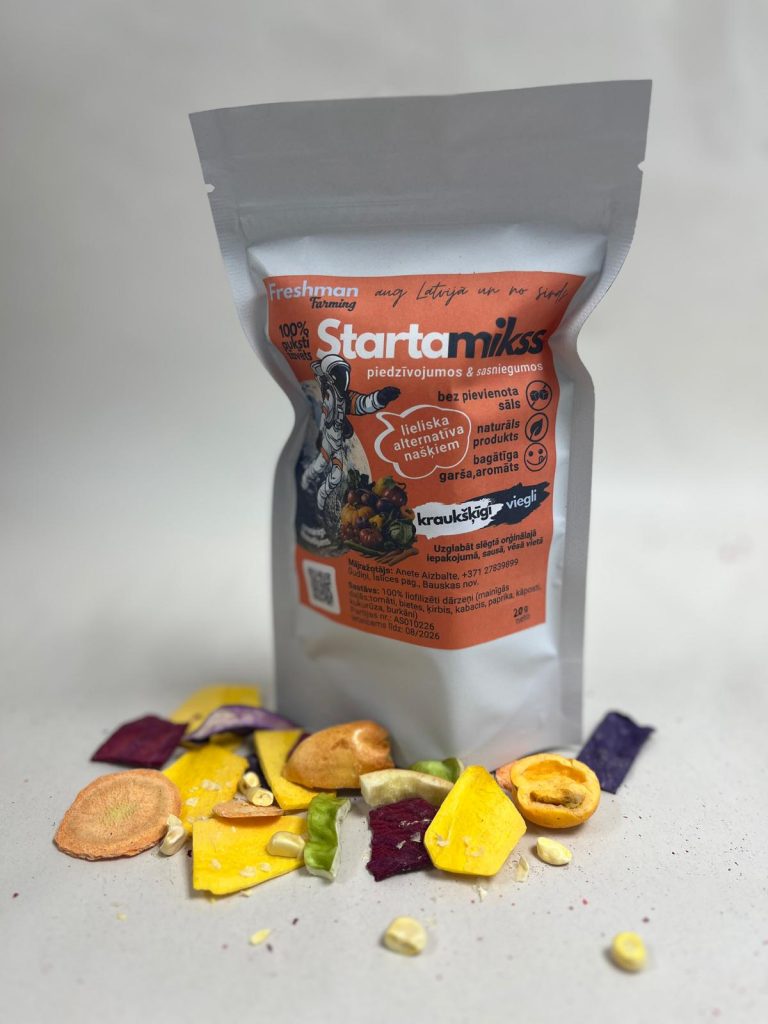 Liofilizēts dārzeņu mikss "Starta mikss"